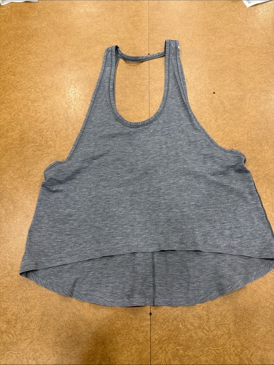 lululemon athletica Tops - Lululemon Intended Tank Heathered  Gray Racerback Brushed Soft Tank Top SZ 6
